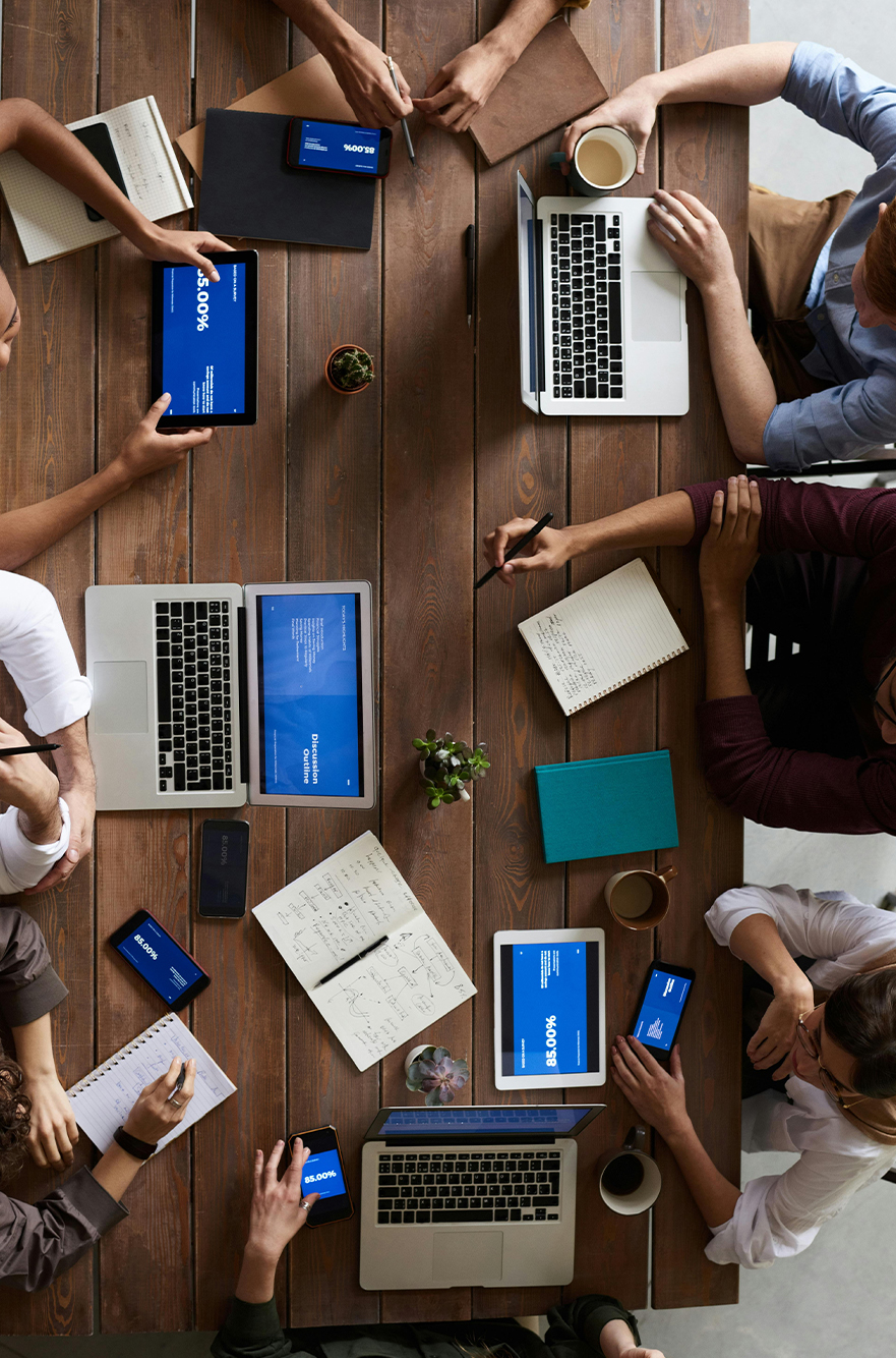 Employee onboarding IT setup with user account creation, Microsoft 365 access, and secure business system configuration for new hires