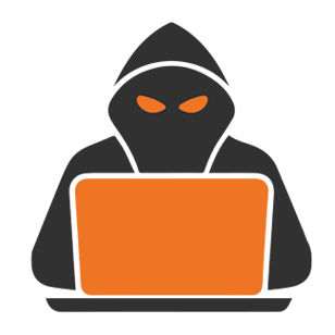 ransomware and hacker cyberattack risk causing business data breach and system compromise