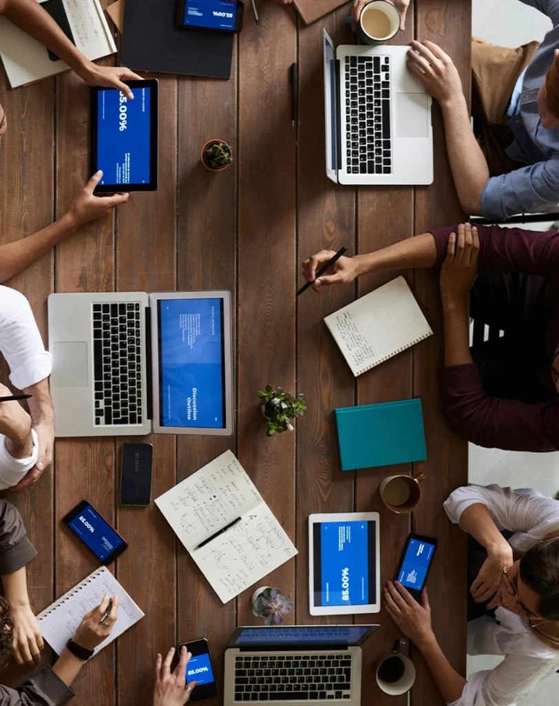 business IT support for small business showing managed IT services, helpdesk support, network management, and ongoing technology support for office systems